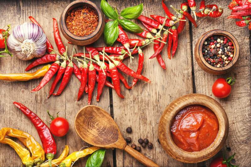 gia vị cay nóng