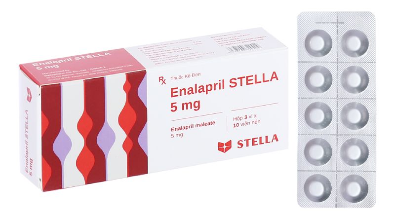 hộp thuốc enalapril stella 5mg