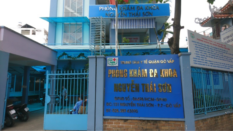 phòng khám đa khoa nguyễn thái sơn