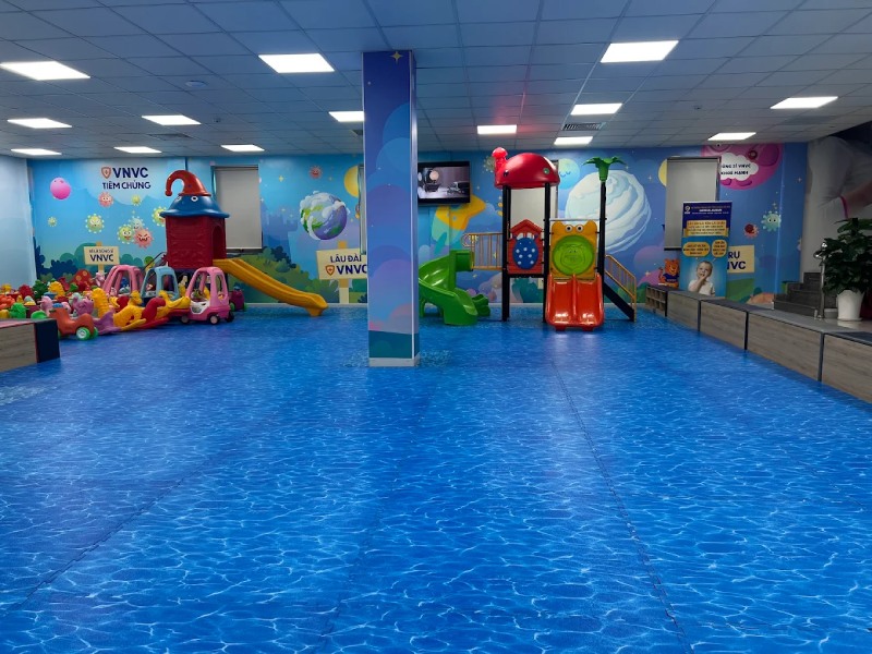 khu vui chơi cho trẻ tại vnvc bến cát
