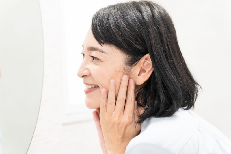 da có nhiều nếp nhăn