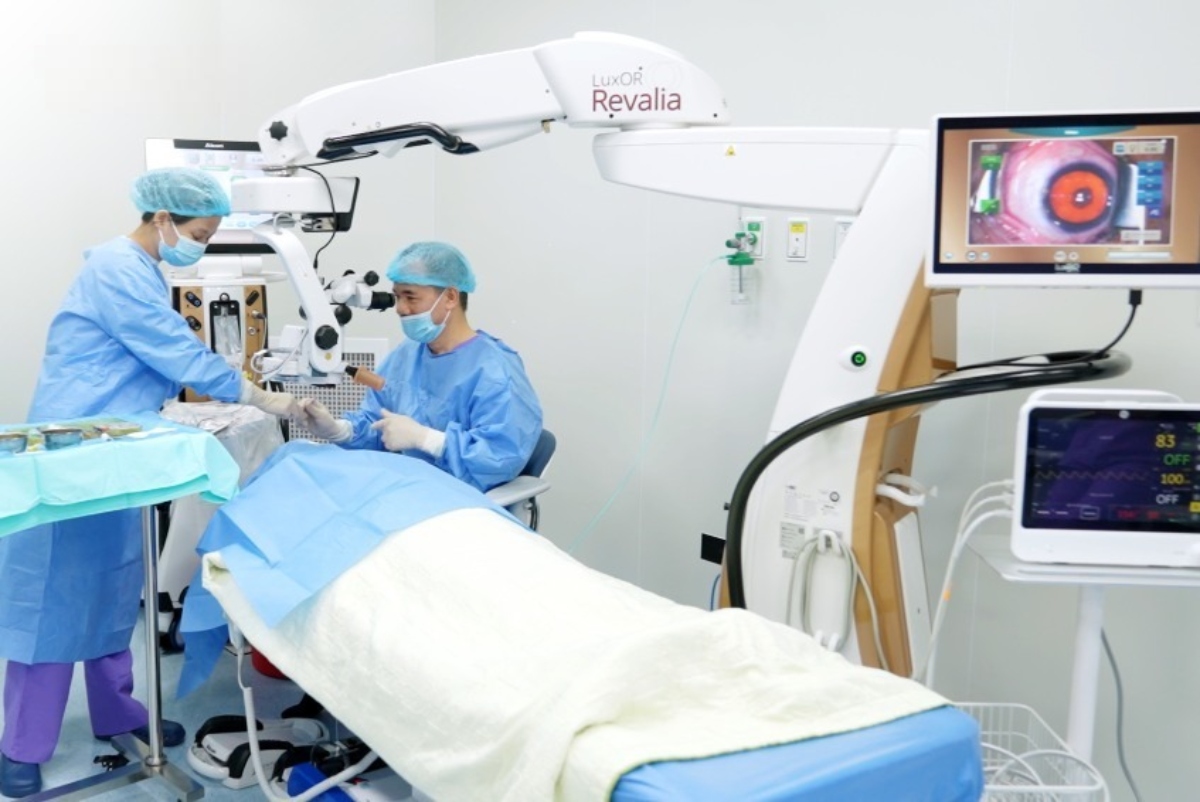 phẫu thuật nhãn khoa tại Tâm Anh