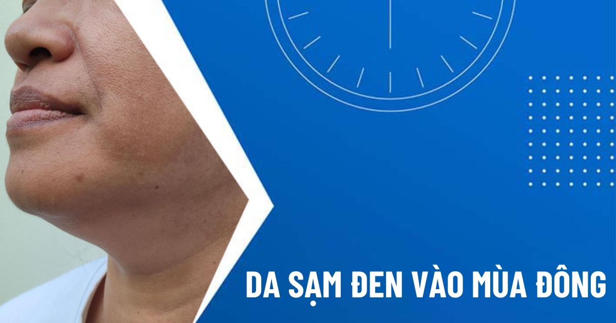 da sạm đen vào mùa đông