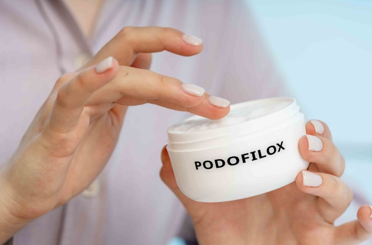 hũ thuốc bôi podofilox