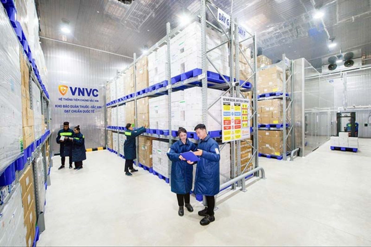 kho lạnh bảo quản vắc xin VNVC