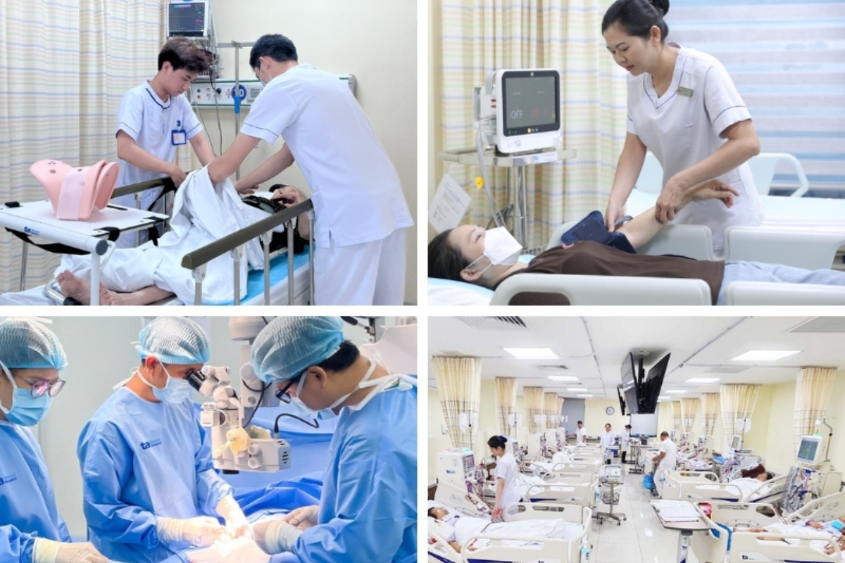 Điều dưỡng viên tại Bệnh viện Đa khoa Tâm Anh
