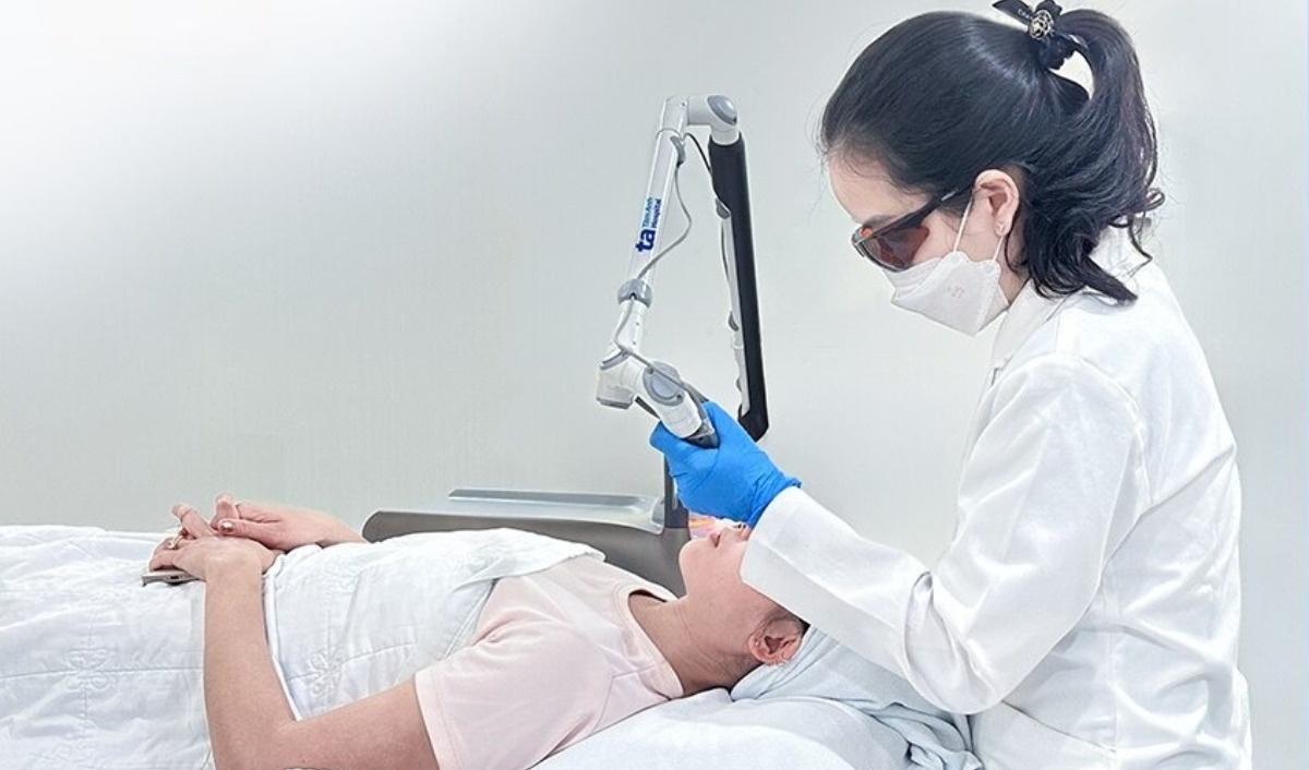 điều trị sạm da bằng laser ở bvđk tâm anh