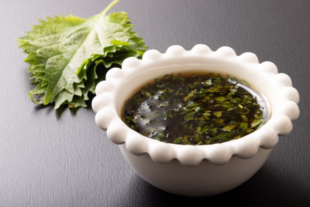 nước lá tía tô