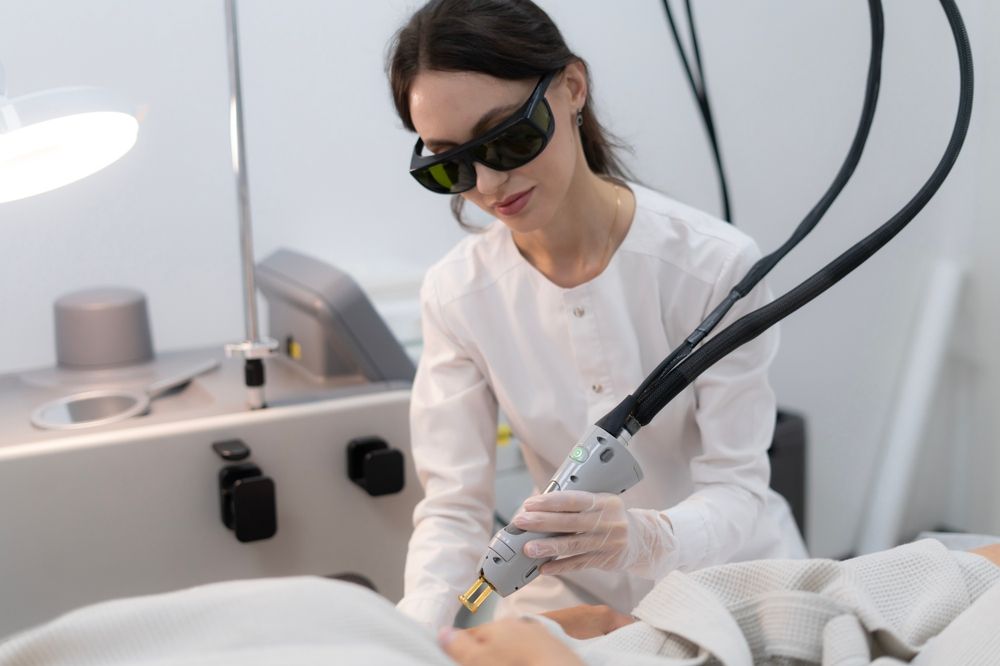 quy trình đốt laser sùi mào gà