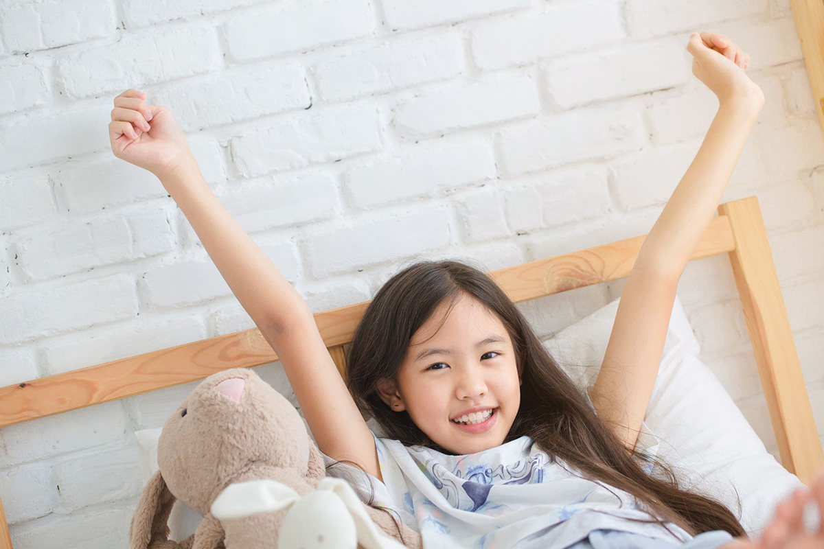 trẻ em nên bắt đầu ngày mới vào khoảng 6-7h sáng