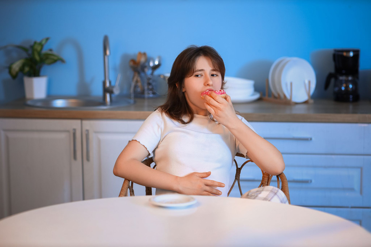ăn tối sát giờ ngủ