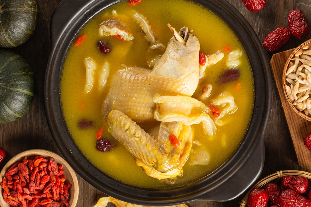 canh súp gà