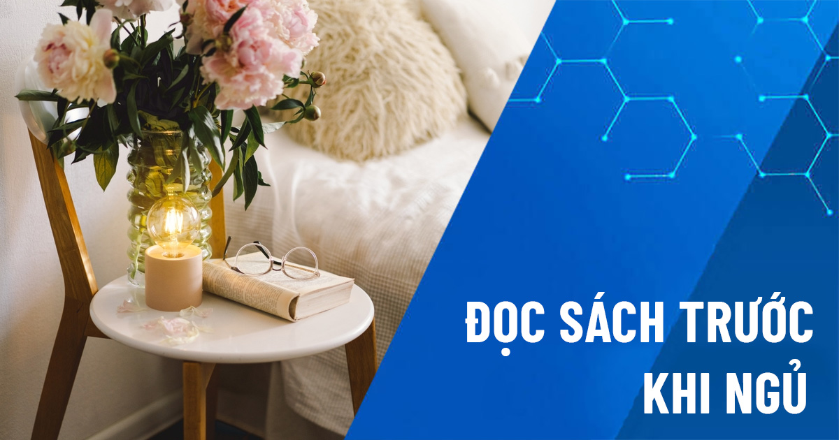đọc sách trước khi ngủ