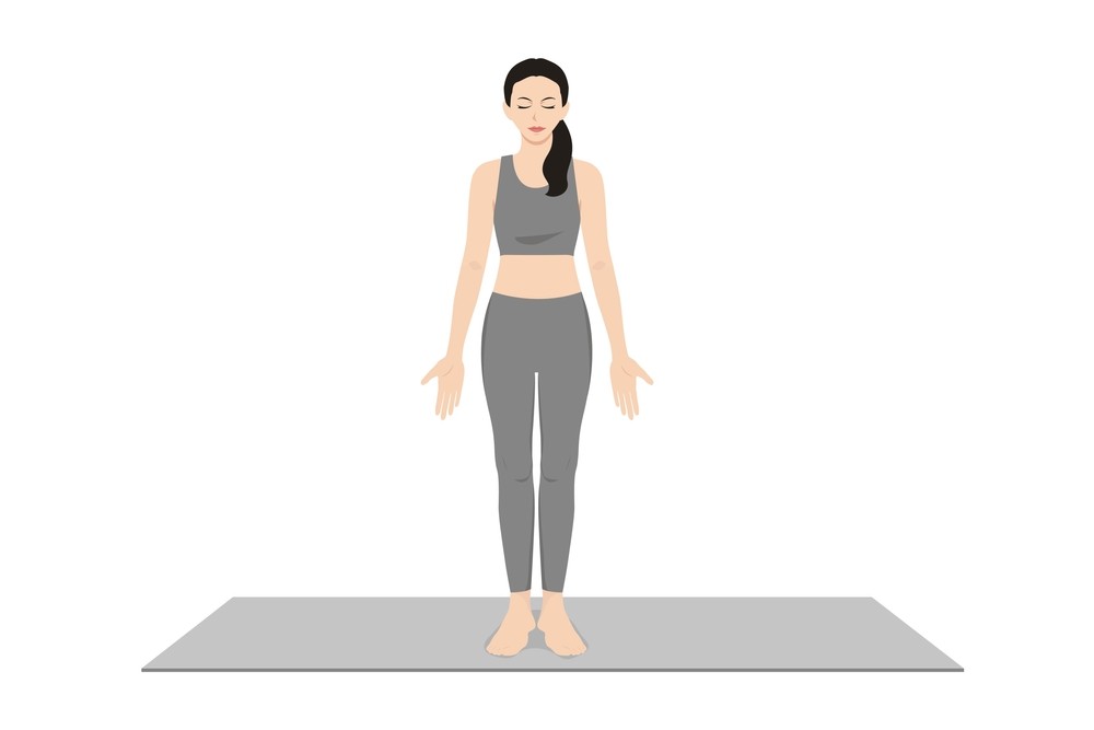 tư thế yoga núi