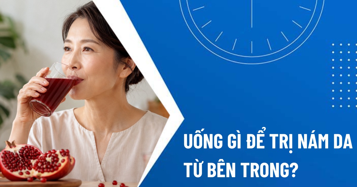 uống gì để trị nám từ bên trong
